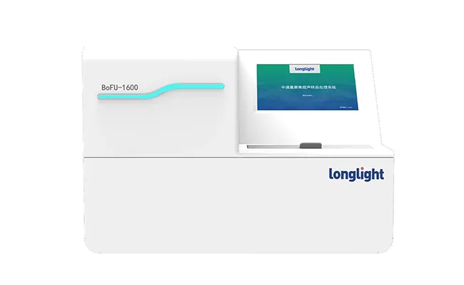 ultrasonicator tertumpu berbilang saluran